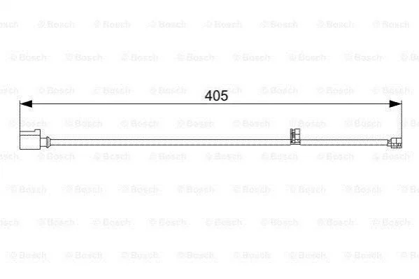 <strong>Датчик зносу гальмівних колодок BOSCH 1 987 473 025 (фото 1)</strong>