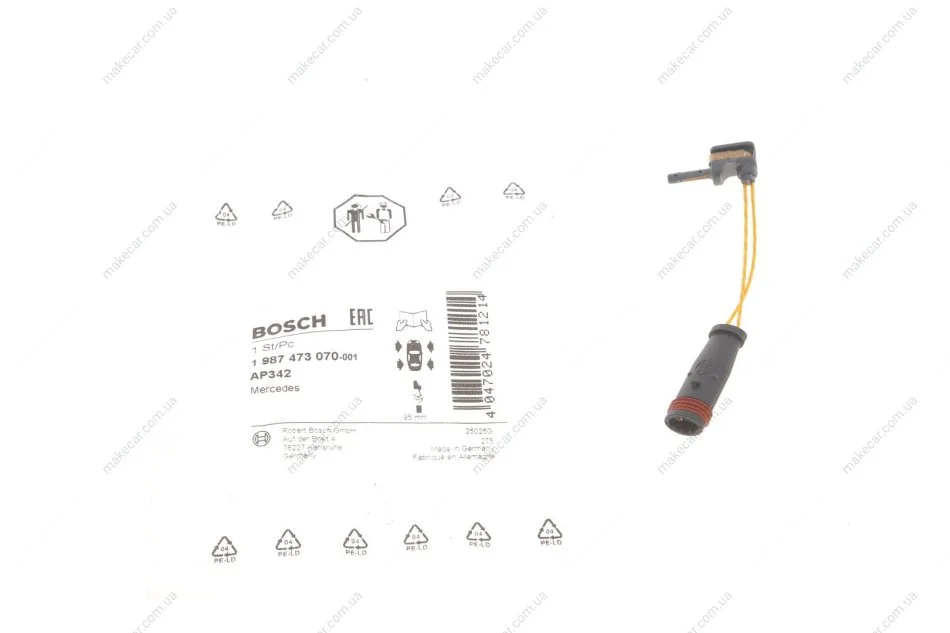 <strong>Гальмівні аксесуари BOSCH 1 987 473 070 (фото 1)</strong>