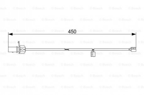 Датчик износа колодок BOSCH 1987473583 фото товара