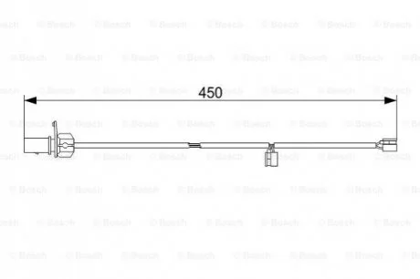 Датчик зносу колодок для BOSCH 1987473583 фото товару