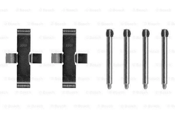 <strong>Устан. к-кт. (4 напр. + 2 пластитны) DB 201 BOSCH 1987474101 (фото 1)</strong>