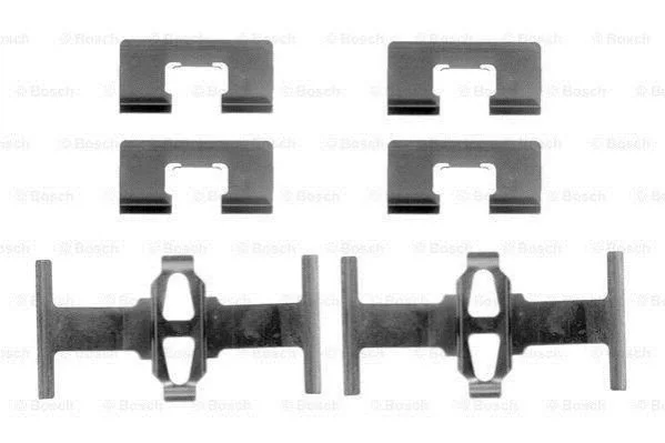 <strong>Гальмівні аксесуари (Монтажний комп-кт колодки) BOSCH 1987474329 (фото 1)</strong>