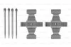 <strong>Гальмівні аксесуари (Монтажний комп-кт колодки) BOSCH 1987474338 (фото 1)</strong>