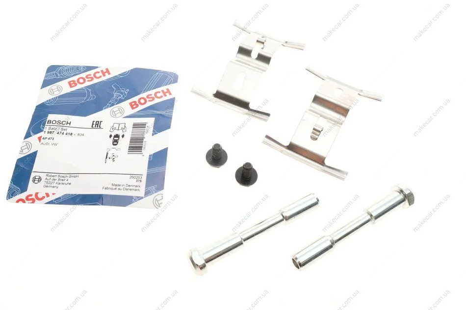 <strong>Монтажний к-кт гальмівних колодок BOSCH 1 987 474 418 (фото 1)</strong>