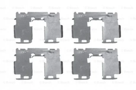 Гальмівні аксесуари (Монтажний комп-кт колодки) для Toyota BOSCH 1987474472 фото товару