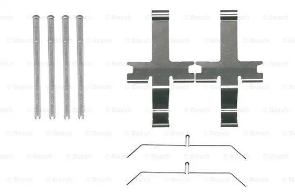 <strong>TOYOTA К-т установочный пер. торм. колодок HILUX VII 2.5 D-4D 4WD 07-15, LAND CRUISER 80 4.2 TD 90-97, LAND CRUISER 90 3.4 i 24V 96-02 BOSCH 1987474485 (фото 1)</strong>