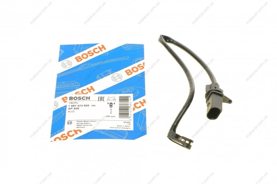 <strong>Датчик зносу гальмівних колодок BOSCH 1987474505 (фото 1)</strong>