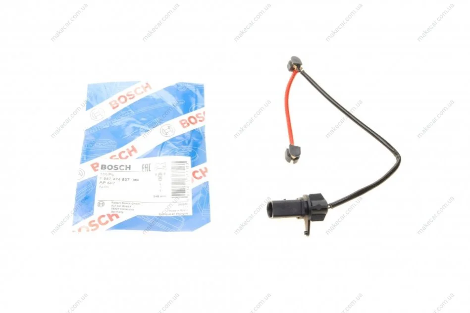 <strong>Датчик зносу гальмівних колодок BOSCH 1987474507 (фото 1)</strong>