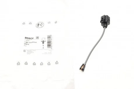 Датчик зносу гальмівних колодок для Volkswagen, Skoda, Audi, Seat BOSCH 1 987 474 512 фото товару