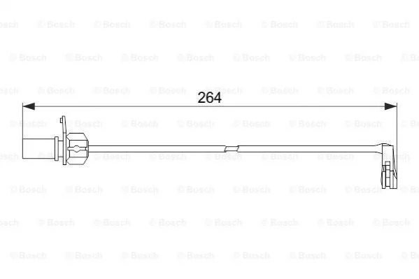 <strong>Датчик зносу колодок BOSCH 1987474517 (фото 1)</strong>