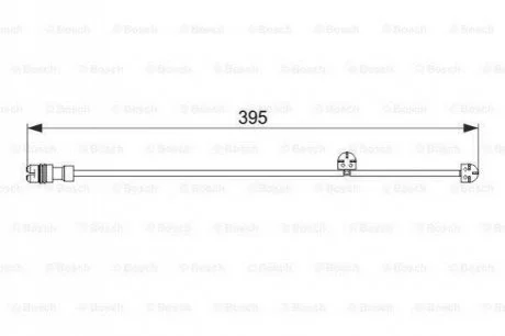 Датчик зносу гальмівних колодок для BOSCH 1 987 474 559 фото товару