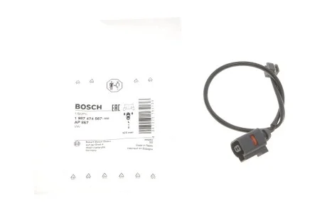 Гальмівні аксесуари для Volkswagen, Porsche BOSCH 1 987 474 567 фото товару
