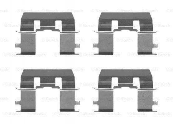 <strong>HONDA К-т установочній пер. торм. колодок Civic 01- BOSCH 1987474637 (фото 1)</strong>