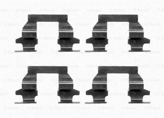 <strong>К-кт. установки торм. кол. NISSAN QASHQAI 07- BOSCH 1987474655 (фото 1)</strong>