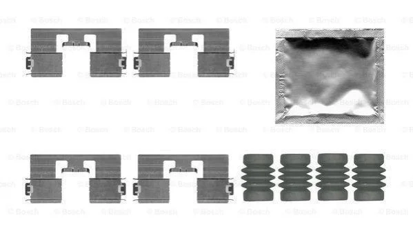 <strong>Монтажний к-кт гальмівних колодок BOSCH 1987474747 (фото 1)</strong>