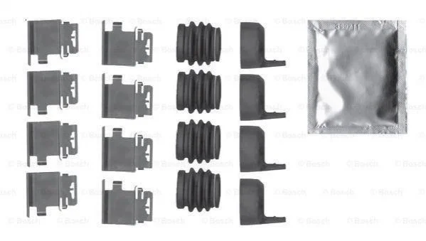 <strong>NISSAN К-т установочный торм. колодок NV400 dCi 100 11-14, OPEL MOVANO B 2.3 CDTI 10-, RENAULT MASTER III 2.3 dCi 14- BOSCH 1987474750 (фото 1)</strong>