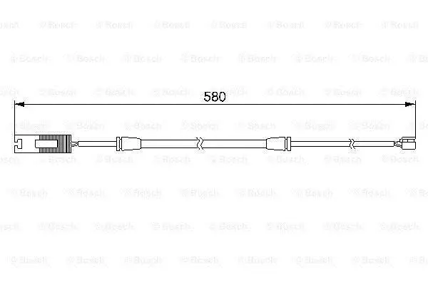 <strong>Датчик износа тормозных колодок BOSCH 1987474941 (фото 1)</strong>