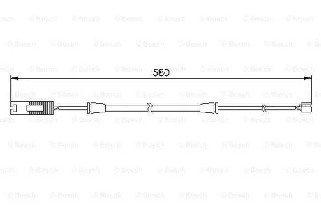 Датчик износа тормозных колодок для BMW BOSCH 1987474941 фото товару