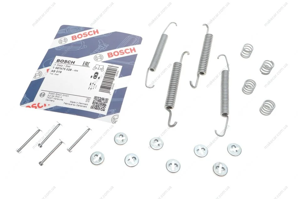 <strong>Монтажный к-кт тормозных колодок BOSCH 1 987 475 028 (фото 1)</strong>