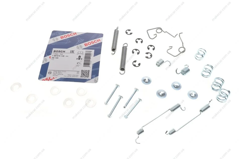 <strong>Монтажний к-кт гальмівних колодок BOSCH 1 987 475 138 (фото 1)</strong>