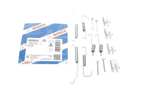 Комплект монтажный тормозных колодок для Ford, Peugeot, Vauxhall, Citroen, Toyota BOSCH 1987475231 фото товара