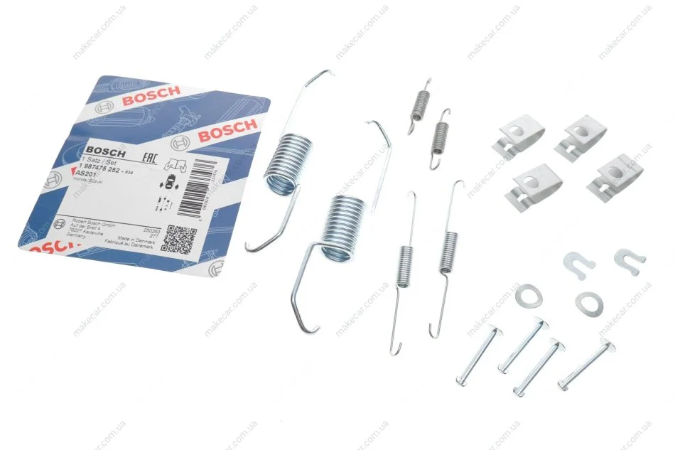 <strong>Монтажний к-кт гальмівних колодок BOSCH 1 987 475 252 (фото 1)</strong>