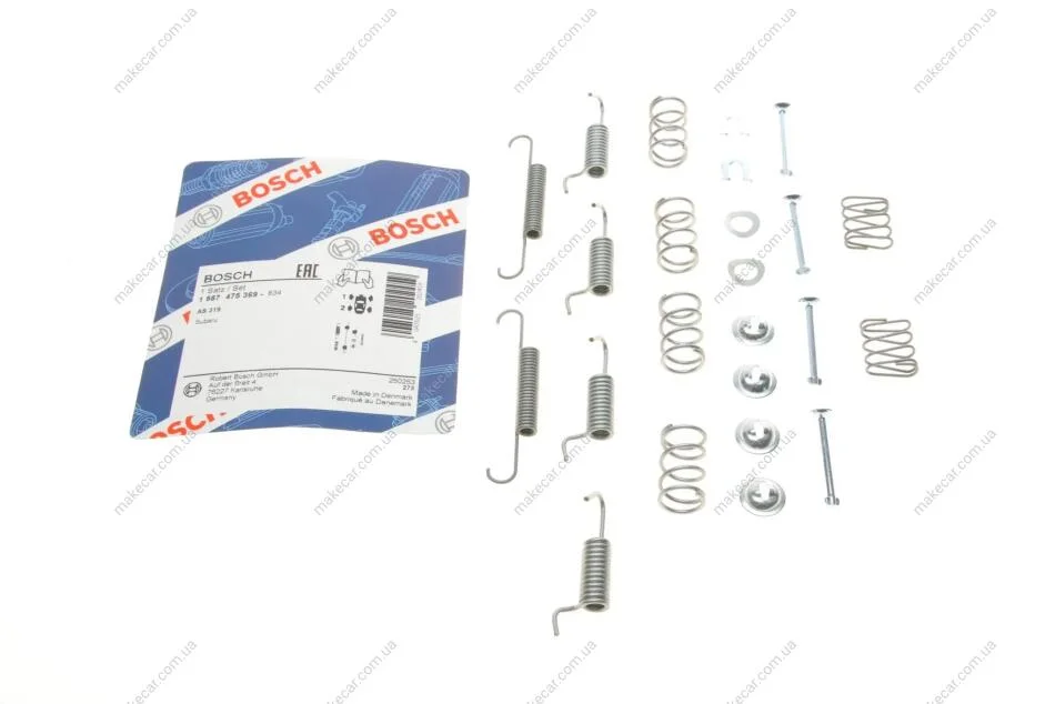 <strong>Монтажний к-кт гальмівних колодок BOSCH 1987475369 (фото 1)</strong>