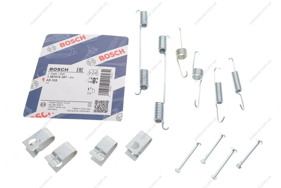 <strong>Монтажний к-кт гальмівних колодок BOSCH 1987475387 (фото 1)</strong>