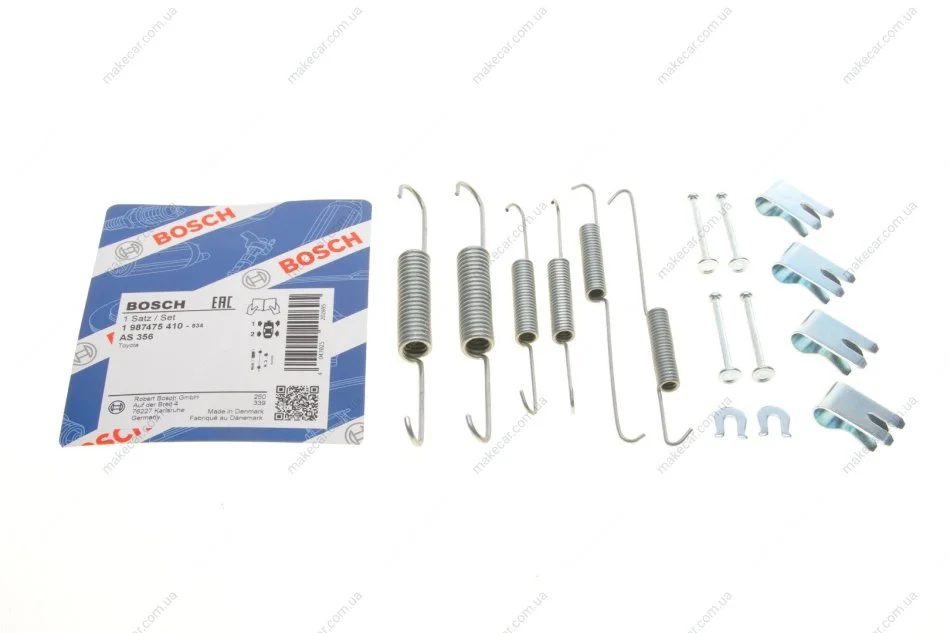<strong>Монтажний к-кт гальмівних колодок BOSCH 1987475410 (фото 1)</strong>