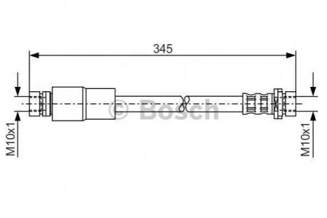 Шланг гальмівний для Ford BOSCH 1 987 476 058 фото товару