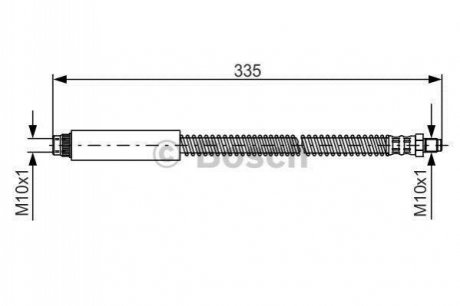 Шланг тормозной BOSCH 1 987 476 078 фото товара