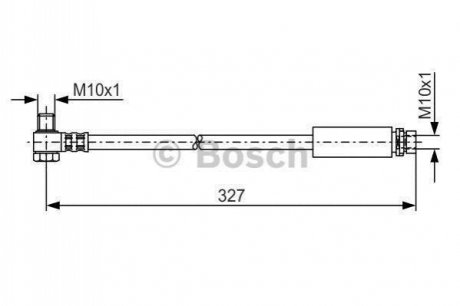 FORD Шланг тормозной пер. Mondeo II Turnier 96- BOSCH 1987476095