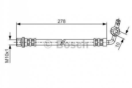Гальмівний шланг BOSCH 1987476127