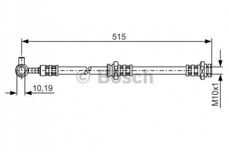 Гальмівний шланг для Nissan BOSCH 1987476376 фото товару