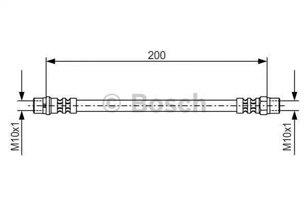 <strong>BMW Шланг тормозной задн. внутр. E36 BOSCH 1987476403 (фото 1)</strong>