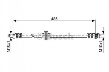 Шланг тормозной BOSCH 1 987 476 827 фото товара