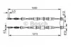 <strong>OPEL Трос ручного тормоза задний Astra 92- BOSCH 1987477129 (фото 1)</strong>