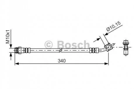 Гальмівний шланг для Volvo, Ford BOSCH 1987481423 фото товару