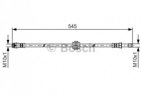 Гальмівний шланг для Mercedes BOSCH 1987481454 фото товару