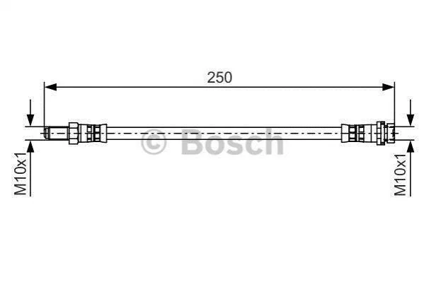 <strong>FORD Шланг торм. зад. Transit 06- BOSCH 1987481489 (фото 1)</strong>
