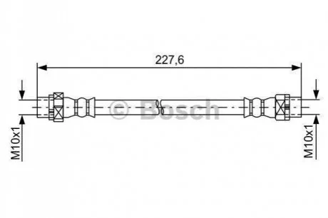 Гальмівний шланг для BMW BOSCH 1987481582 фото товару