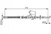 <strong>CITROEN Тормозной шланг передн.лев.C5 III,08-,Peugeot 407,508 BOSCH 1987481684 (фото 1)</strong>