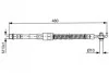 <strong>Шланг торм. пер. лев. CITROEN C4 -17 BOSCH 1987481686 (фото 1)</strong>