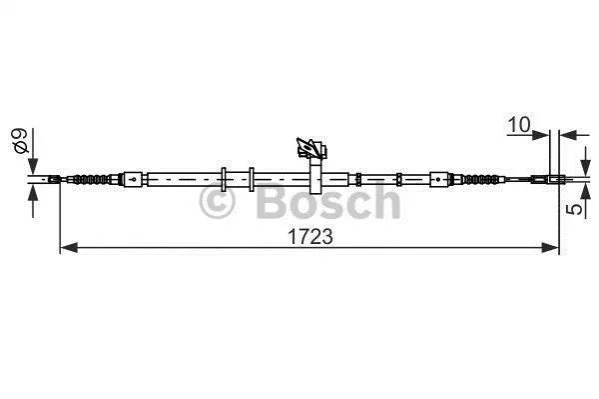 <strong>Гальмівний трос BOSCH 1987482269 (фото 1)</strong>
