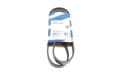 Ремінь поліклиновий для Audi, Renault, Toyota, Volkswagen BOSCH 1987946003 фото товару