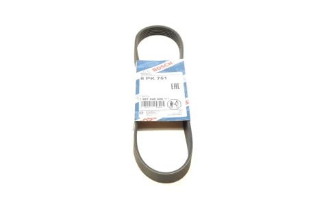 Ремінь поліклиновий для Volkswagen, Seat, Skoda, Peugeot BOSCH 1 987 946 006 фото товару