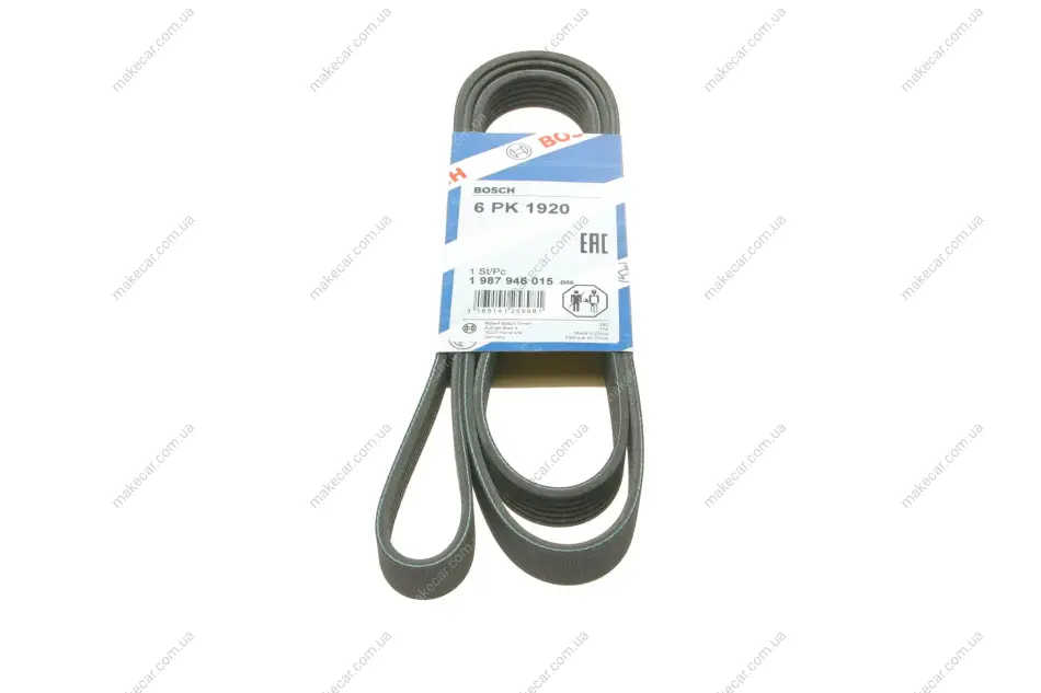<strong>РЕМІНЬ П-КЛИНОВИЙ 6PK1920 BOSCH 1987946015 (фото 1)</strong>