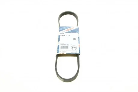 Ремень поликлиновый 5PK775 для Peugeot, Smart BOSCH 1 987 946 021 фото товара