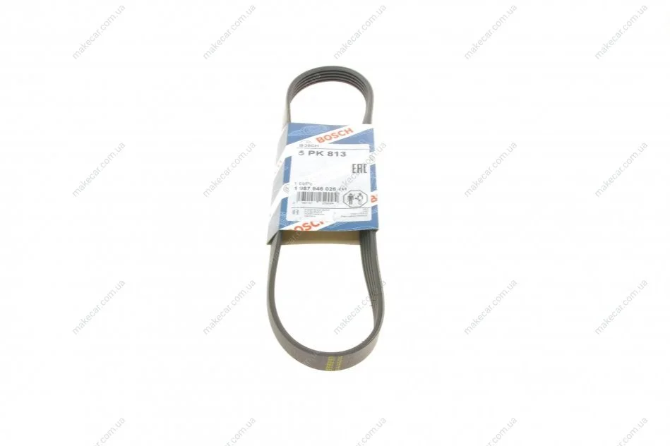 <strong>Ремінь п-клиновий 5pk813 (Вир-во Bosch) BOSCH 1 987 946 026 (фото 1)</strong>