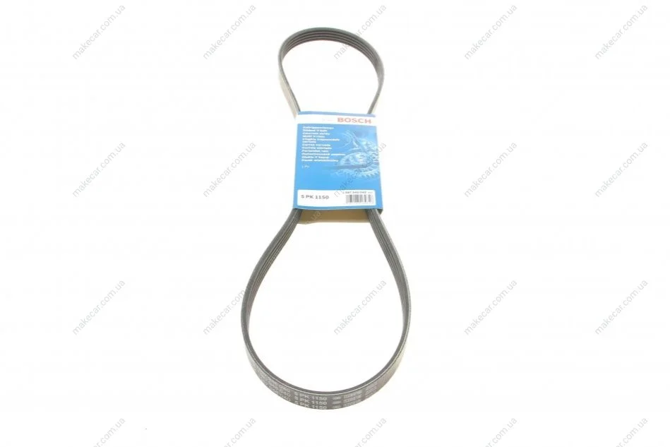 <strong>Ремінь поліклиновий 5PK1150 BOSCH 1987946040 (фото 1)</strong>